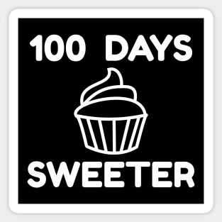 Happy 100th Day Of School - 100 Days Sweeter Sticker